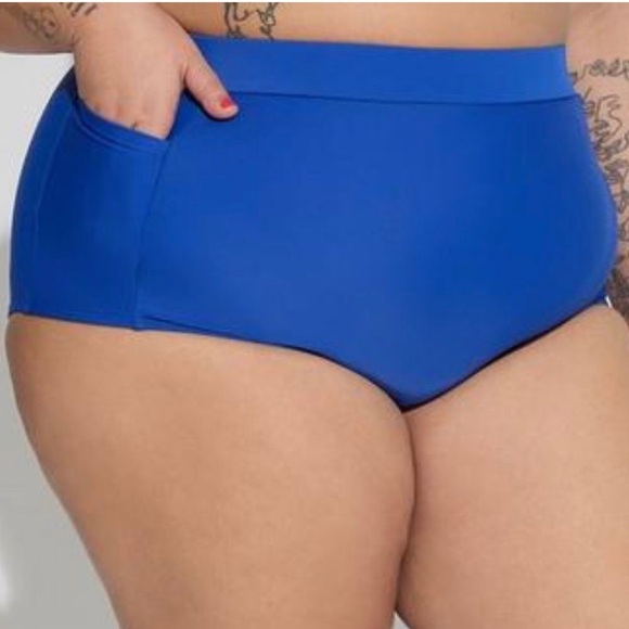 Torrid Ultra High-Rise Swim Bottom With Pockets - 6X - Picture 1 of 11